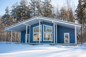 Скандинавский дом дизайн белые окна