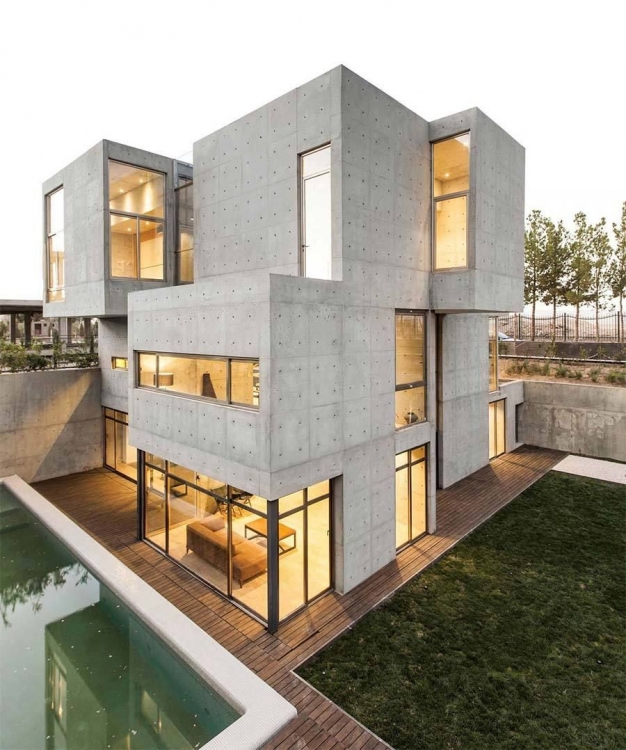 Современный дом в кубическом стиле